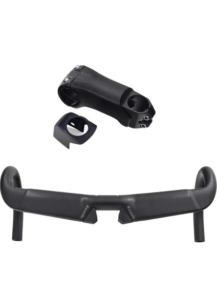 Tutucu Tarzı Yenı Yol Bisiklet Yarışı Mattegloss Tam Karbon Gidon Iç Kablo Karbon Bisiklet Gidon 31.8*mm WB240 (Yurt Dışından)