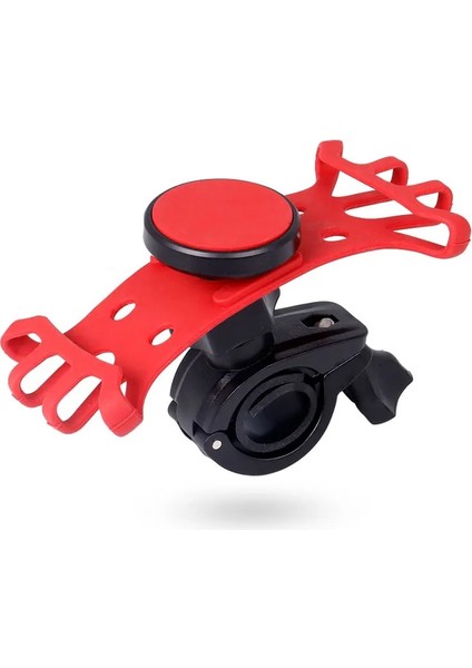 Kırmızı Stil Evrensel Manyetik Bisiklet ve Motosiklet Gidon Telefon Tutucu Cep Telefonları ve Gps Için Hızlı Swift-Snap Tutucu Açı Ayarı Raf (Yurt Dışından)