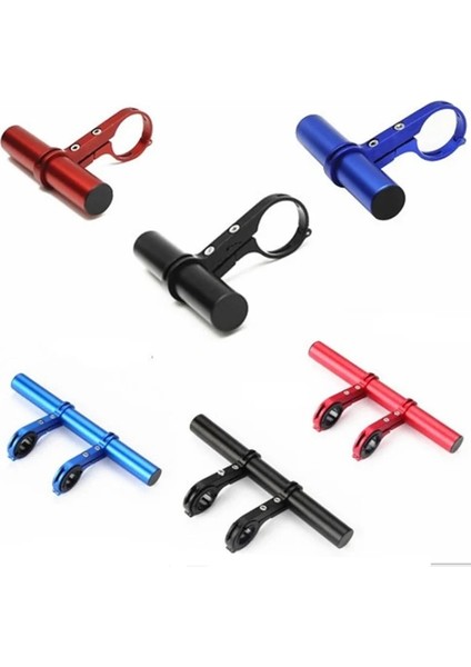 ZXC11-MAVI-10CM Stili cm Bisiklet Gidon Genişletilmiş Braket Bisiklet Far Montaj Çubuğu Bilgisayar Tutucu Lamba Destek Rafı Alaşım Fiber Standı (Yurt Dışından)