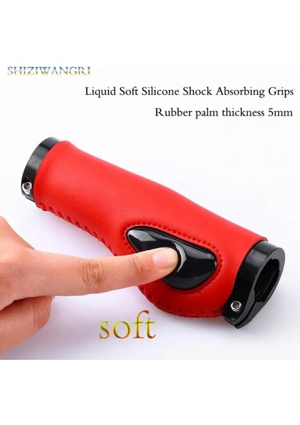 No.3 Tarzı Yüksek Li Silikon Gidon Aşınmaya Dayanıklı Şok Emme Bisiklet Kulp Kılıfı Fiber Deri Bisiklet Sapları Sıvı Silikon (Yurt Dışından)