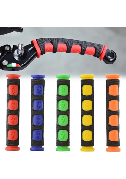 Yeşil Stil Motosiklet Gidon Parçası Off-Road Motosiklet Kornaları El Kavrama Kaymaz Kauçuk Kapak Gidon Eldiven Modifikasyon Aksesuarları (Yurt Dışından) fiyatları