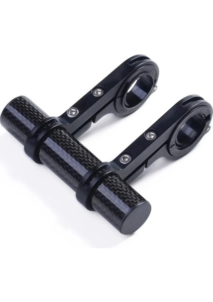 No.3 Tarzı 10 cm 2 Halka Mtb Bisiklet Çift Gidon Genişletilmiş Montaj Fener Lamba Desteği Karbon Tüp Montaj Gidon Bisiklet Aksesuarları (Yurt Dışından)