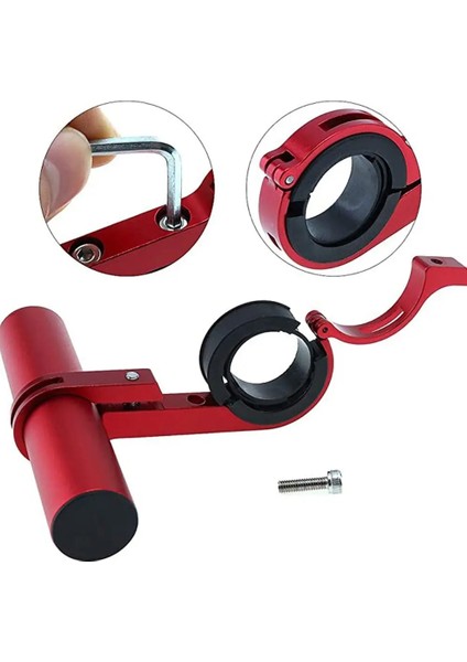 Mor Tarzı Elektrikli Scooter Gidon Genişletici Uzatma Korna Işık Montaj Tutucu Gidon Yükseltici Adaptör Tamir Aksesuarları (Yurt Dışından)