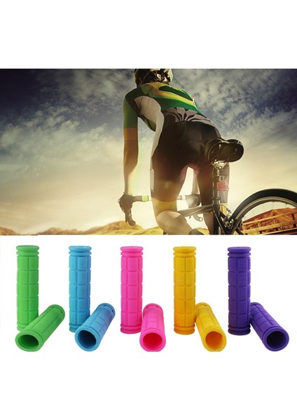 Turuncu Tarzı 2 Adet Bisiklet Bisiklet Sapları Kauçuk Bisiklet Gidon Sapları Bmx Mtb Bisiklet Sapları Bisiklet Aksesuarları Kaymaz Bisiklet Tutma Kapağı Parçaları (Yurt Dışından)