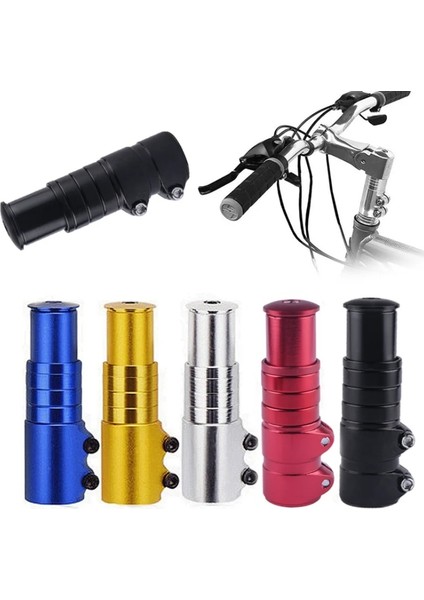 Pembe Tarzı 12CM Bisiklet Gidon Genişletici Çatal Kök Rise Up Uzatma Heads Up Siyah Bisiklet Çatalı Genişletici Mtb Dağ Bisikletleri Bisiklet Parçası (Yurt Dışından) indirimleri