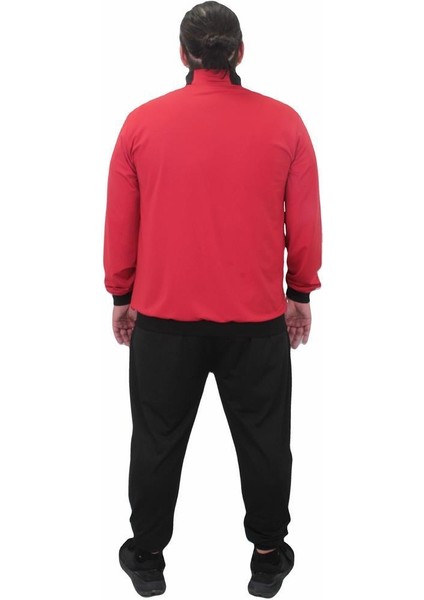 Erkek Büyük Beden Eşofman Takım Rebirth TK714 Kırmızı modelleri