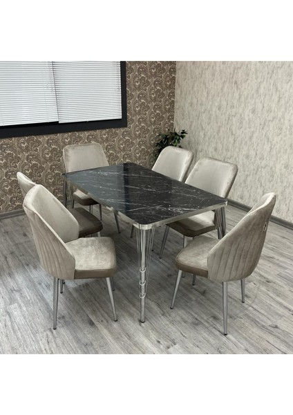 Mutfak Masası Takımı,6 Kişilik Mutfak Masa Takımı Orma Takım