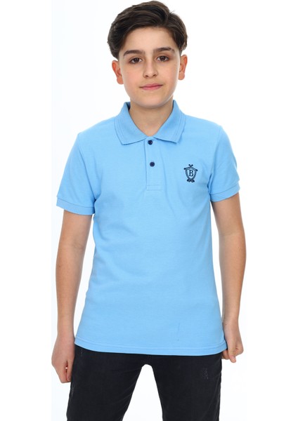 Angelos Girls Erkek Çocuk Polo Yaka T-Shirt 5-14 Yaş LXB018