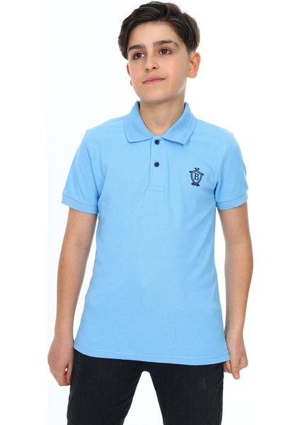 Angelos Girls Erkek Çocuk Polo Yaka T-Shirt 5-14 Yaş LXB018