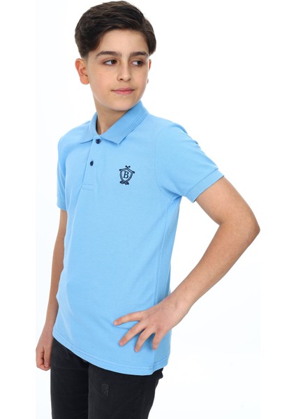 Angelos Girls Erkek Çocuk Polo Yaka T-Shirt 5-14 Yaş LXB018