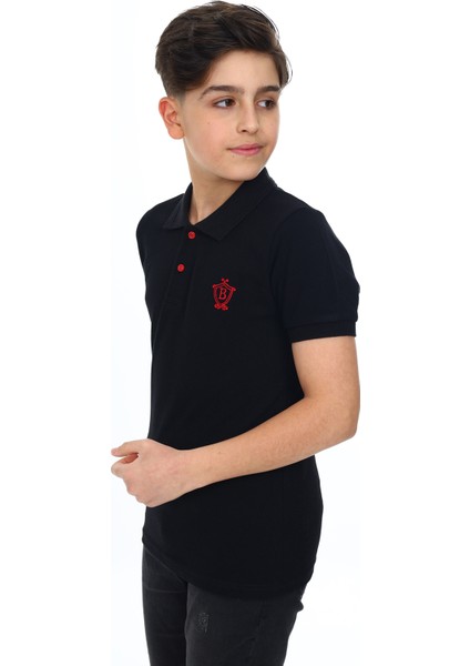 Angelos Girls Erkek Çocuk Polo Yaka T-Shirt 5-14 Yaş LXB018