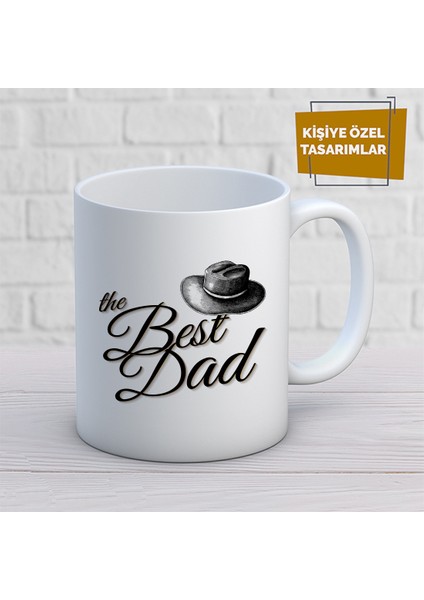 Kişiye Özel Isim Yazılabilir Best Dad Kupa Bardak