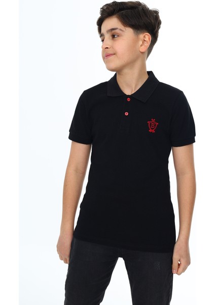 Angelos Girls Erkek Çocuk Polo Yaka T-Shirt 5-14 Yaş LXB018