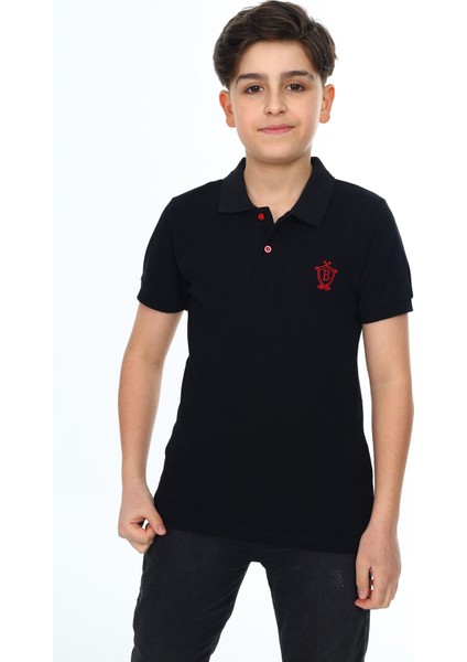 Angelos Girls Erkek Çocuk Polo Yaka T-Shirt 5-14 Yaş LXB018