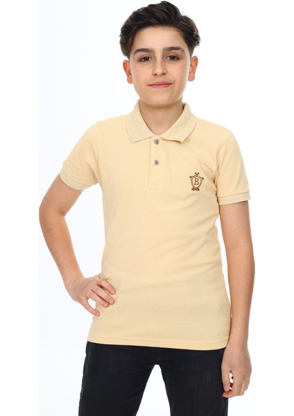 Angelos Girls Erkek Çocuk Polo Yaka T-Shirt 5-14 Yaş LXB018