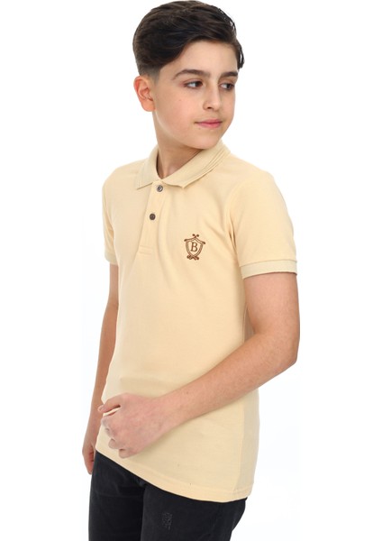 Angelos Girls Erkek Çocuk Polo Yaka T-Shirt 5-14 Yaş LXB018