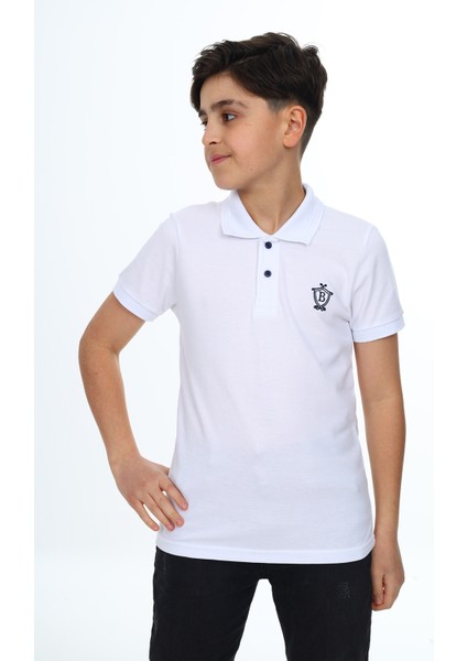 Angelos Girls Erkek Çocuk Polo Yaka T-Shirt 5-14 Yaş LXB018