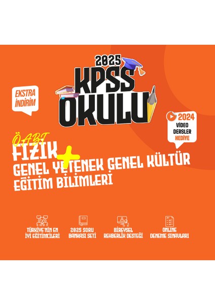 Farklı Uzem Fizik Öabt + Eb + Gygk 2025 Fuzem