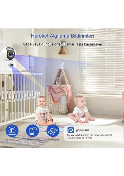 2k Iç Mekan Çift Lensli Güvenlik Kamerası Kablosuz Wifi Kamera Tam Renkli Gece Görüşü 4mp Iç Mekan Dış Mekan 2 Yönlü Ses 1080P Ev Güvenlik Kamerası modelleri