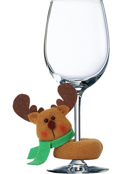 6 Adet Noel Şarap Bardağı Noel Baba--Noel Tatil Partisi Şarap Bardağı Için Içecek Işaretleyiciler,декоративные Подарки (Yurt Dışından) modelleri