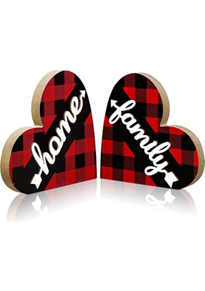 'ın Günü Kalp Şekilli Dekor Ahşap Tabela Rustik Kalp Masa Noel Süslemeleri Için Centerpiece,декоративные Подарки (Yurt Dışından)