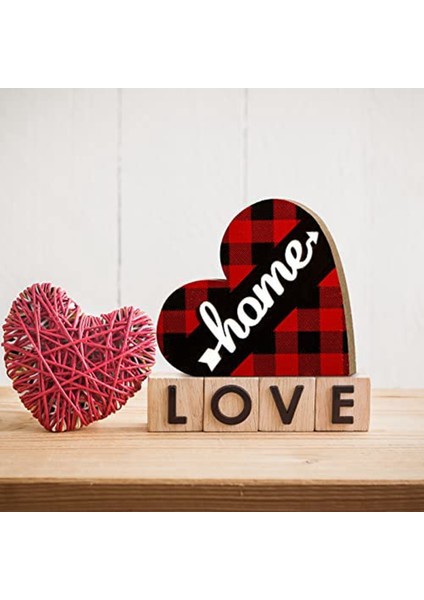 'ın Günü Kalp Şekilli Dekor Ahşap Tabela Rustik Kalp Masa Noel Süslemeleri Için Centerpiece,декоративные Подарки (Yurt Dışından) fiyatları