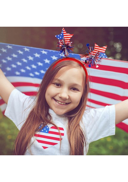 18 Adet Bağımsızlık Günü Şapkalar Yurtsever Kafa Boppers Kafa Bandı Dördüncü 4th Temmuz Parti Aksesuarları Süslemeleri Şekeri,декоративные Подарки (Yurt Dışından)