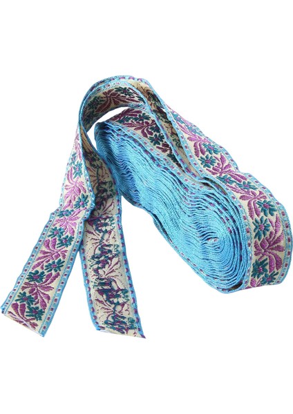 Çiçek Deseni Işlemeli Jakarlı Kurdeleler Dokuma Dantel Trim Giysi Çantası Perde Dikiş Dantel Kumaş Stil B,декоративные Подарки (Yurt Dışından)