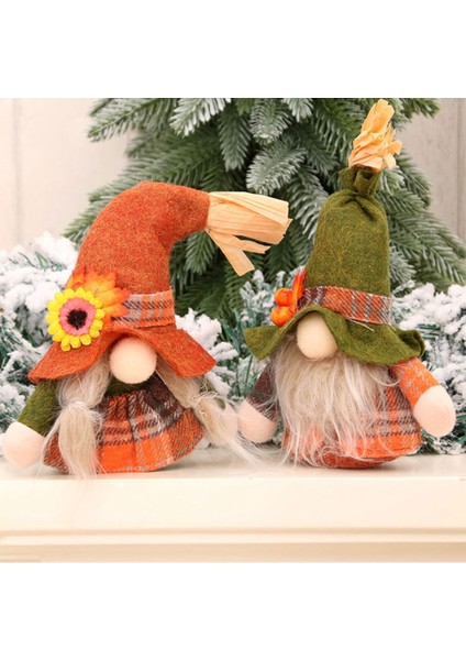 Sonbahar Gnome Sonbahar Gnome Kabak Ayçiçeği Isveç Cüce Sgiving Günü Hediyesi Sonbahar Bebek Pencere A,декоративные Подарки (Yurt Dışından)