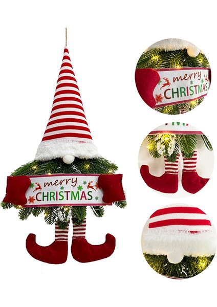 Noel Garlands Süsler Noel Ev Dekorasyonu Için Noel Süslemeleri Kapı Kolye,декоративные Подарки (Yurt Dışından) fiyatları