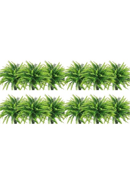 Açık Eğrelti Otları Için 12 Adet Yapay Bitkiler Yapay Boston Fern Bitki Açık Plastik Bitkiler Için Yapay Eğrelti Otları,декоративные Подарки (Yurt Dışından)