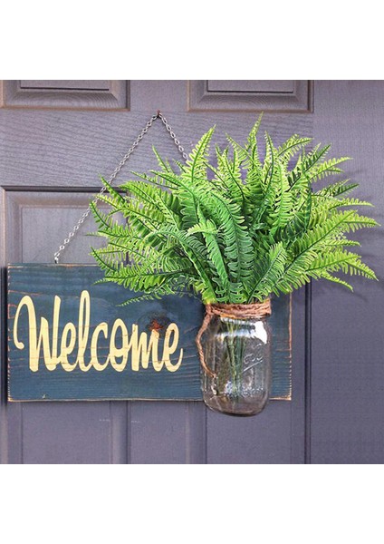 Açık Eğrelti Otları Için 12 Adet Yapay Bitkiler Yapay Boston Fern Bitki Açık Plastik Bitkiler Için Yapay Eğrelti Otları,декоративные Подарки (Yurt Dışından) indirimleri