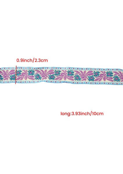 Çiçek Deseni Işlemeli Jakarlı Kurdeleler Dokuma Dantel Trim Giysi Çantası Perde Dikiş Dantel Kumaş Stil B,декоративные Подарки (Yurt Dışından) fırsatları