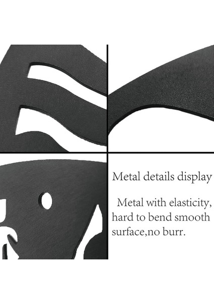 Kafatası Kelebek Metal Duvar Sanat Dekoru Duvar Asılı Plaketler Süs Demir Duvar Heykel Burcu Kapalı Açık Ev C,декоративные Подарки (Yurt Dışından)