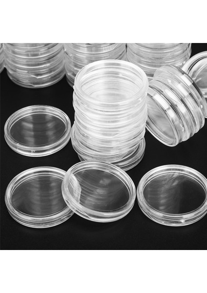 300 Adet 45MM Hatıra Parası Saklama Kutusu Depolama Için Uygun Koruma Paraları Şeffaf Taşınabilir Yuvarlak Saklama Kutusu,организаторы Кухни (Yurt Dışından)