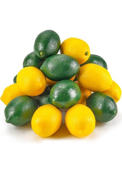 20 Adet Yapay Meyve Limon Ev Mutfak Festivali Parti Dekorasyon Düğün Centerpiece Décor,декоративные Подарки (Yurt Dışından)