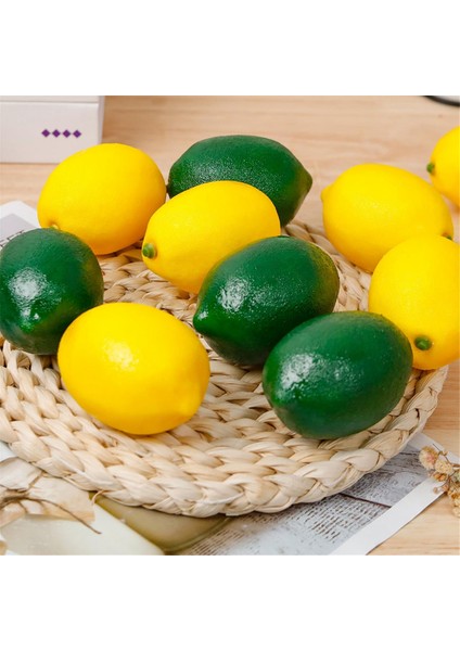 20 Adet Yapay Meyve Limon Ev Mutfak Festivali Parti Dekorasyon Düğün Centerpiece Décor,декоративные Подарки (Yurt Dışından) fırsatları