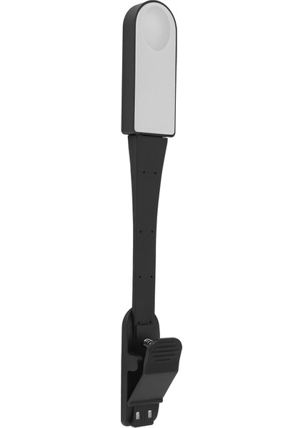 Kitap Işığı, Kontak Sensörlü USB Şarj Edilebilir Okuma Işığı, Yatakta Okumak Için Esnek Klipsli Kitap Işığı, (Yurt Dışından)