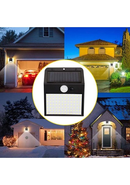 Taraflı 170LED Pır Hareket Sensörü Güneş Işığı Kontrolü Güneş Enerjisi Sokak Lambası Ev Bahçe Güneş Enerjisi Indüksiyon Duvar Lambası, (Yurt Dışından)