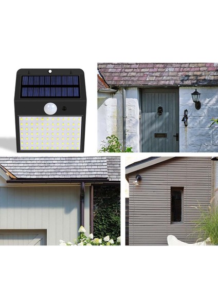 Taraflı 170LED Pır Hareket Sensörü Güneş Işığı Kontrolü Güneş Enerjisi Sokak Lambası Ev Bahçe Güneş Enerjisi Indüksiyon Duvar Lambası, (Yurt Dışından)
