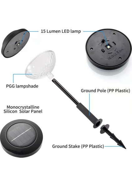 Güneş Yol Işıkları 4 Paket, LED Güneş Işıkları Dış Mekan, IP67 Su Geçirmez Güneş Yol Işıkları, Güneş Enerjili Bahçe Işıkları,(Yurt Dışından) fırsatları