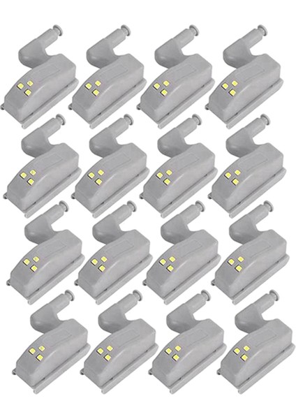 LED Dolap Işığı Dolap Işığı Mutfak Menteşe Sensörlü Işık Dolapları Için Arka Işık Dolap Lambası 16 Adet Sıcak Beyaz,(Yurt Dışından)