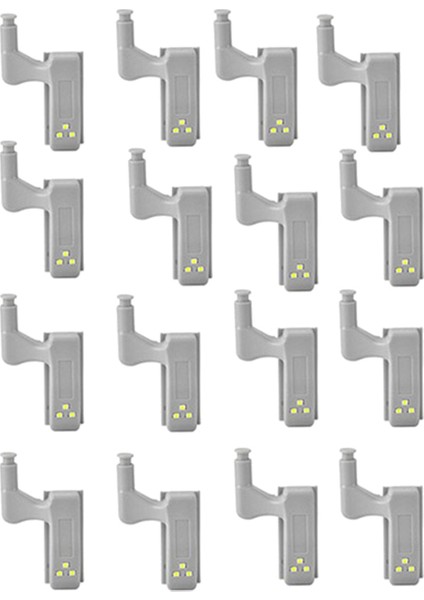 LED Dolap Işığı Dolap Işığı Mutfak Menteşe Sensörlü Işık Dolapları Için Arka Işık Dolap Lambası 16 Adet Sıcak Beyaz,(Yurt Dışından) modelleri