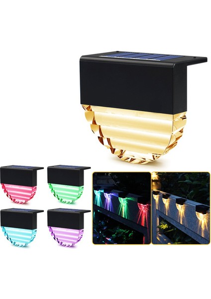 Veranda, Merdiven, Bahçe, Bahçe Yolu, Basamak ve Çitler Için 1 Adet Güneş Güverte Işıkları, 10 Lümen, Sıcak Beyaz/renkli Glow Aydınlatma,декоративное Освещение (Yurt Dışından)
