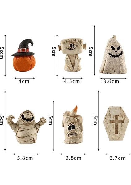 Cadılar Bayramı Masa Üstü Süslemeleri, Cadılar Bayramı Süslemeleri Gotik Ürkütücü Mumya Reçine Heykelcik (Yurt Dışından) fiyatları