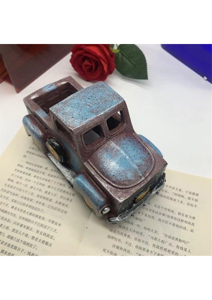 Kişiselleştirilmiş Büyük Rustik Yaylı Metal Kamyon Dekoru, Çiftlik Kamyonu Rustik, Paskalya Kamyonu Dekoru, Vintage Metal Kamyon Ekici (Yurt Dışından) indirimleri