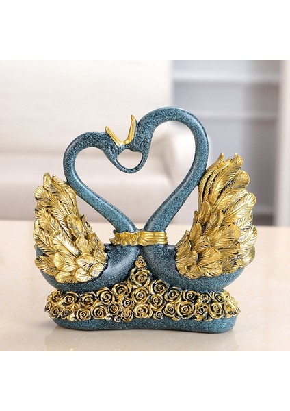 Kuğu Severler Avrupa Tarzı Oturma Odası Dekorasyon Ev Mobilya Kuğu Takı Düğün Hediyeleri Odası Dekor Modern El Sanatları Hediyeler (Yurt Dışından) fiyatları