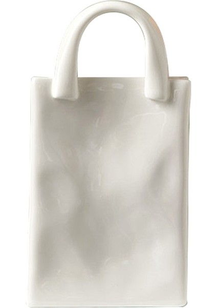 Iskandinav Ev Dekor Çanta Seramik Vazolar Çiçekler Için Modern Oda Dekor Kurutulmuş Çiçek Vazo Aranjmanı Dekor Saksı A (Yurt Dışından)