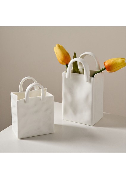 Iskandinav Ev Dekor Çanta Seramik Vazolar Çiçekler Için Modern Oda Dekor Kurutulmuş Çiçek Vazo Aranjmanı Dekor Saksı A (Yurt Dışından) modelleri