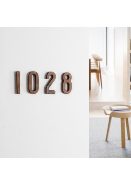 Siyah Ceviz Numarası Dekoratif Sayısal Kombinasyon Duvar Dekorasyonu Dıy Arap Rakamları Ev Dekor Ahşap Ev Numarası, 9 (Yurt Dışından) fırsatları